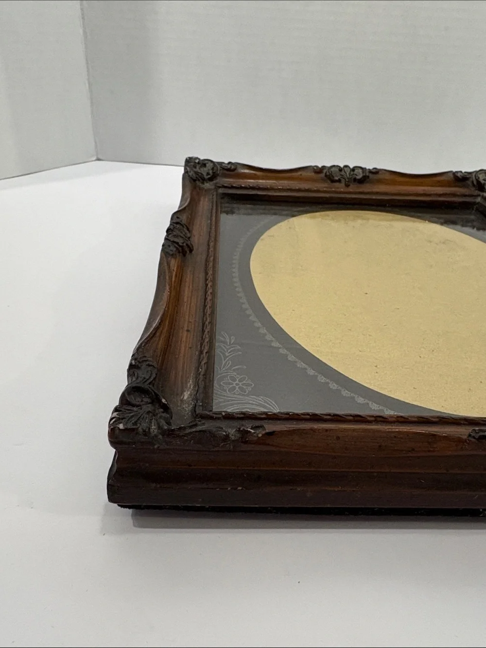Vintage Baroque Ornate Wood 8x10 Picture Frame
